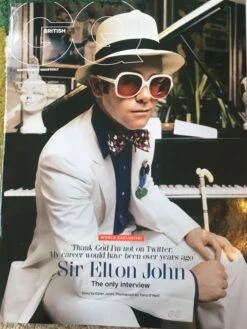 UK GQ Magazine December 2019: Sir Elton John Limited Subscribers Cover