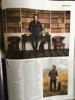 British GQ Magazine 2017 Sam Heughan Outlander Photo Shoot For Barbour -CELEBRITY MAGAZINES IMG 4641