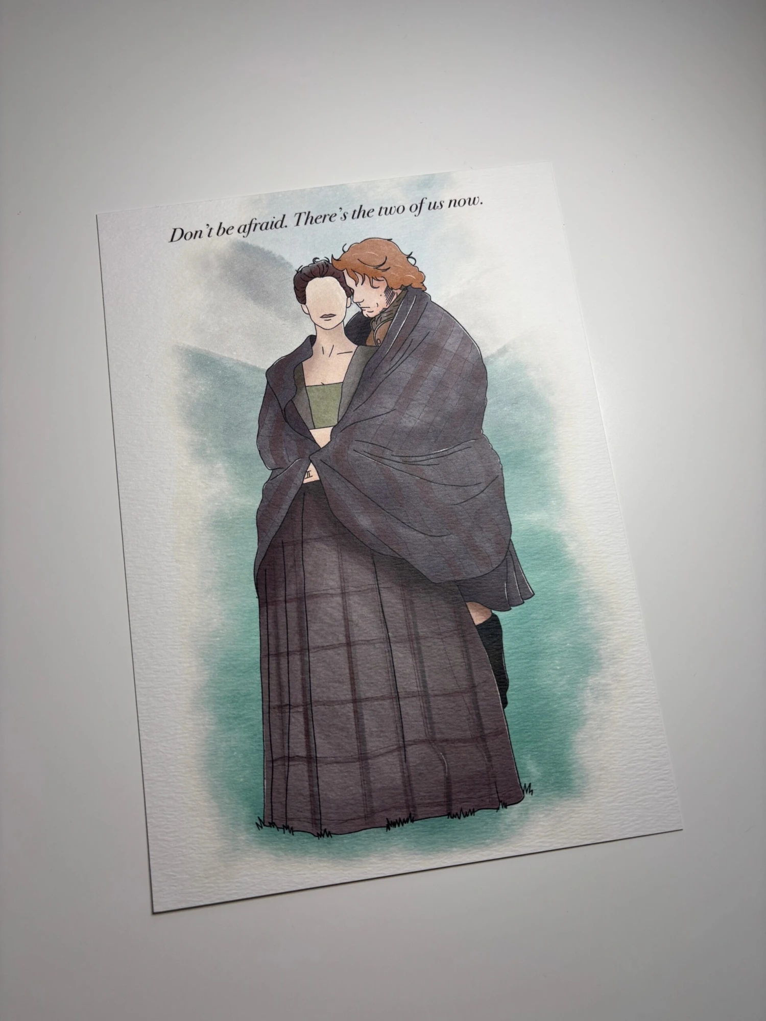 Outlander Inspired A5 Hand-Illustrated Art Print 3 Outlander Inspired A5 Hand-Illustrated Art Print