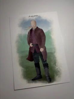 Outlander Inspired A5 Hand-Illustrated Art Print - Jamie
