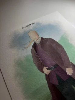 Outlander Inspired A5 Hand-Illustrated Art Print - Jamie -CELEBRITY MAGAZINES IMG 4977