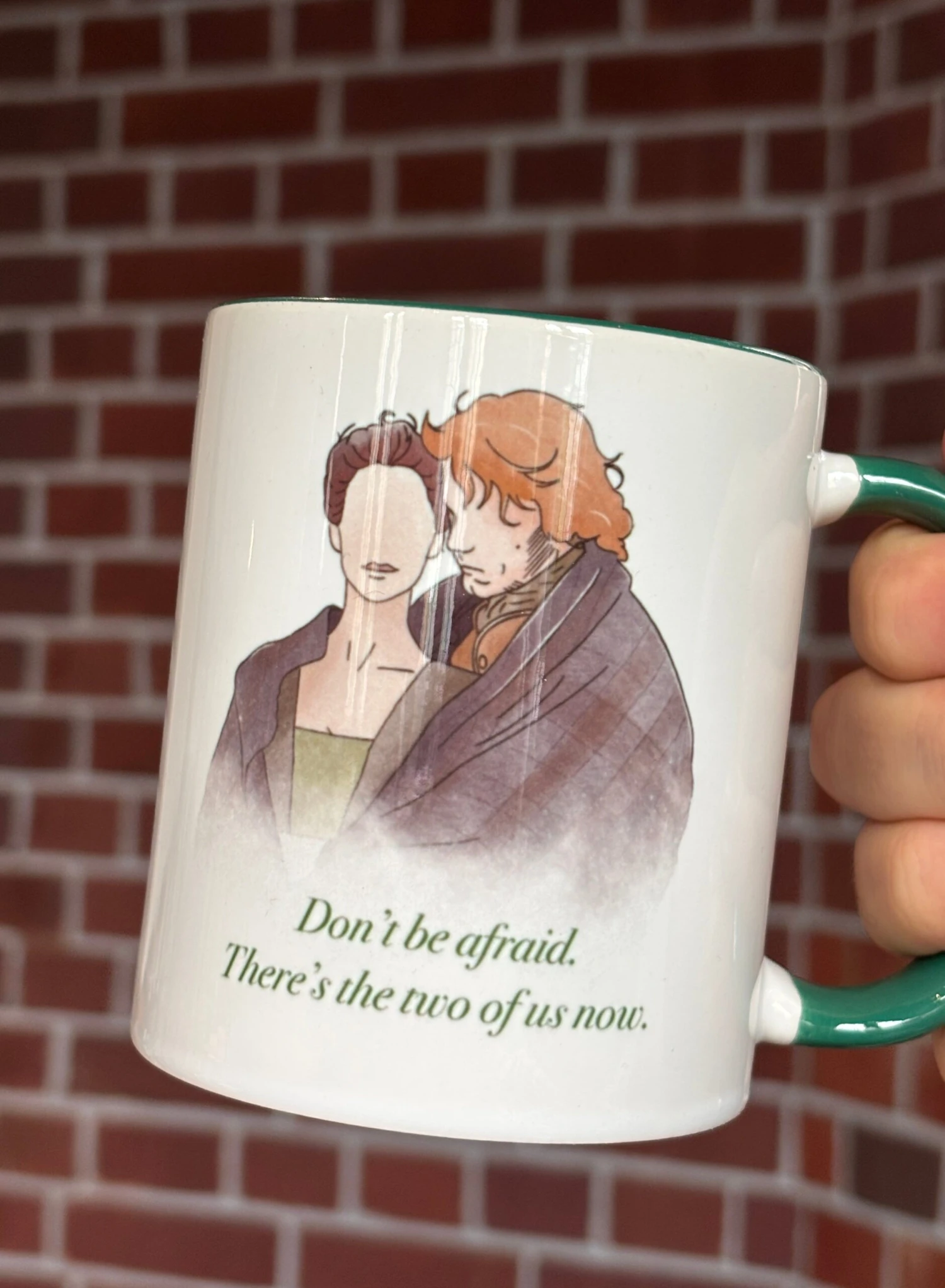 Outlander Inspired Coffee Mug - Jamie & Claire 3 Outlander Inspired Coffee Mug - Jamie & Claire