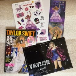 Taylor Swift Annual Magazine & 2025 Calendar & Free Gifts -CELEBRITY MAGAZINES IMG 5610