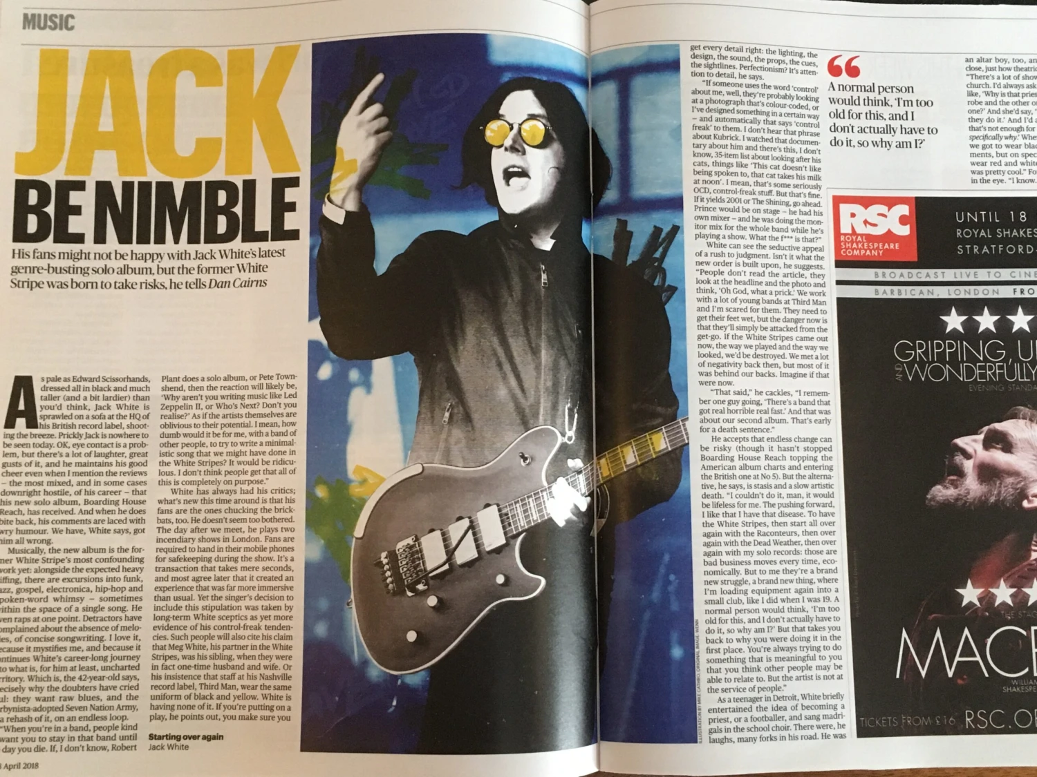 UK CULTURE Magazine APRIL 2018: JACK WHITE Isaac Henderson PRINCE 3 UK CULTURE Magazine APRIL 2018: JACK WHITE Isaac Henderson PRINCE