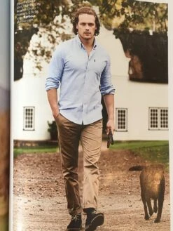 UK GQ Magazine 2018 Sam Heughan Outlander NEW Photo Shoot For Barbour -CELEBRITY MAGAZINES IMG 8834