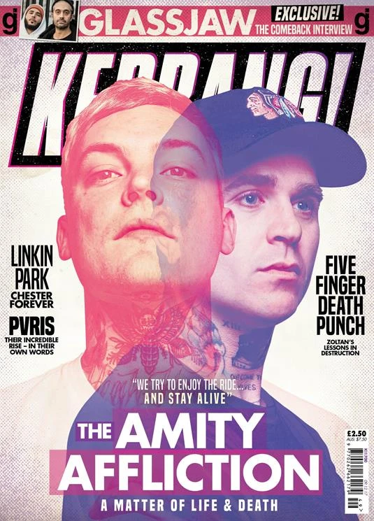 KERRANG! #1700 AMITY AFFLICTION Glassjaw PVRIS Linkin Park Chester Bennington 3 KERRANG! #1700 AMITY AFFLICTION Glassjaw PVRIS Linkin Park Chester Bennington