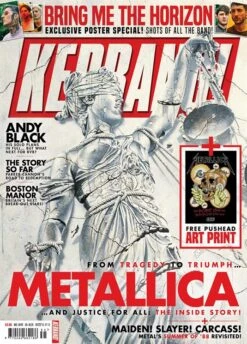 Kerrang! Magazine September 1st 2018: Metallica Bring Me The Horizon Andy Black