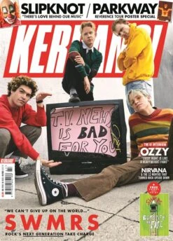 KERRANG! Magazine February 2019: SWMRS + Art Print - Slipknot Parkway Drive Ozzy Osbourne Nirvana