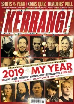 KERRANG! December 2019: SLIPKNOT Ghost BABYMETAL Korn PVRIS Linkin Park -CELEBRITY MAGAZINES KERRANG 21122019