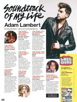 N/A UK NME MAGAZINE June 2016 ADELE Adam Lambert Bat For Lashes