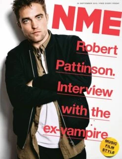 N/A ROBERT PATTINSON WORLD EXCLUSIVE NME MAGAZINE SEPT 2015 CHVRCHES BILL BAILEY