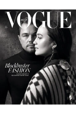 British Vogue October 2023 Leonardo DiCaprio & Lily Gladstone Cover