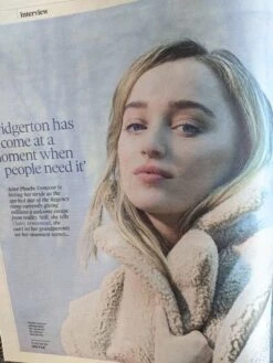 Observer New Review January 2021: PHOEBE DYNEVOR Bridgerton Interview