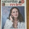 UK TIMES REVIEW Feb 2021: JESSICA BROWN FINDLAY Tobias Menzies CIARAN HINDS -CELEBRITY MAGAZINES PXL 20210228 104611980