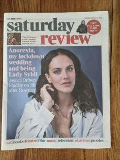 UK TIMES REVIEW Feb 2021: JESSICA BROWN FINDLAY Tobias Menzies CIARAN HINDS