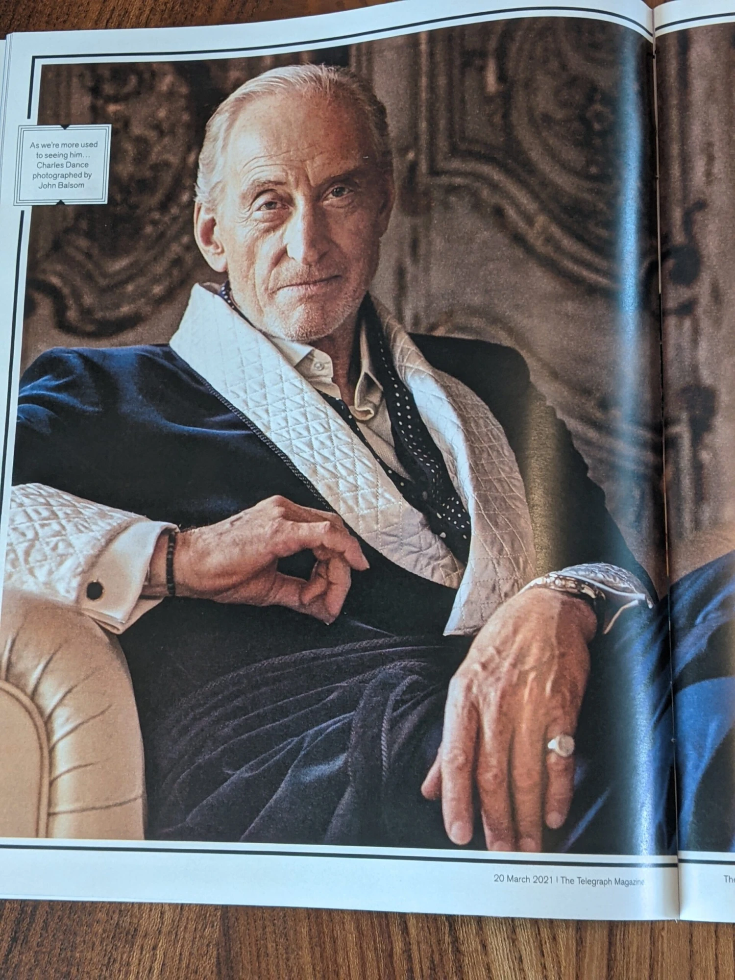 Telegraph Magazine 20 March 2021 Charles Dance The Beatles 4 Telegraph Magazine 20 March 2021 Charles Dance The Beatles - Image 2