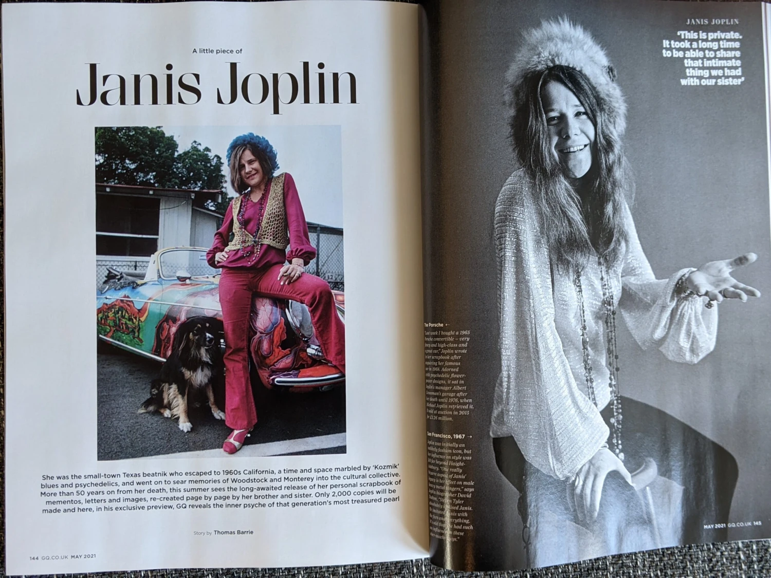 British GQ Magazine May 2021: JANIS JOPLIN SPECIAL FEATURE 3 British GQ Magazine May 2021: JANIS JOPLIN SPECIAL FEATURE