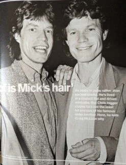 TELEGRAPH MAGAZINE - 7 August 2021 CHRIS JAGGER Interview MICK JAGGER Rolling Stones
