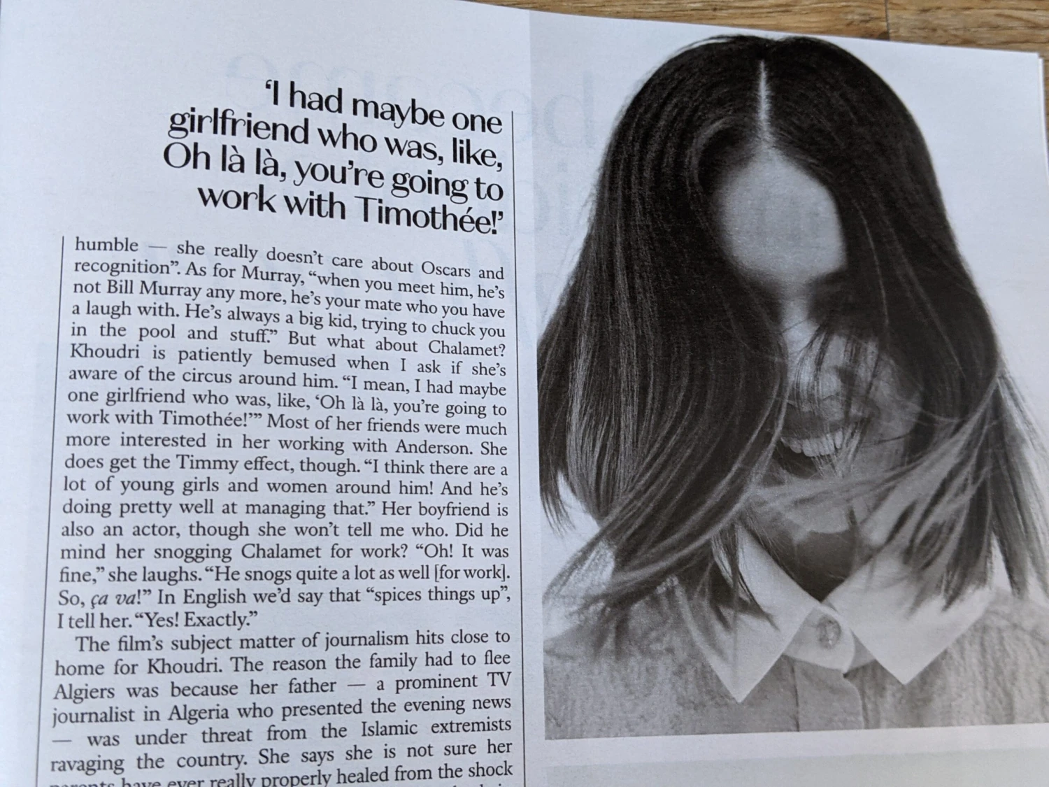 STYLE MAGAZINE - October 2021 LYNA KHOUDRI The French Dispatch Timothee Chalamet 4 STYLE MAGAZINE - October 2021 LYNA KHOUDRI The French Dispatch Timothee Chalamet - Image 2