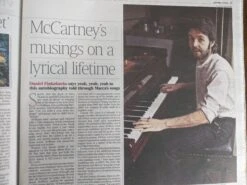 PAUL McCARTNEY The Beatles The Lyrics UK Times Review Supplement October 2021