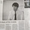 UK OBSERVER NEW REVIEW 31/10/2021 PAUL McCARTNEY Mark Gattiss -CELEBRITY MAGAZINES PXL 20211101 093600761