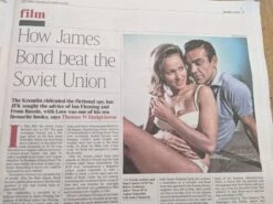 TIMES REVIEW 13/11/2021 JAMES BOND Sean Connery Zadie Smith Yard Act Adele