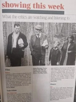 TIMES REVIEW Supplement 22/01/2022 BELFAST Caitriona Balfe Jamie Dornan