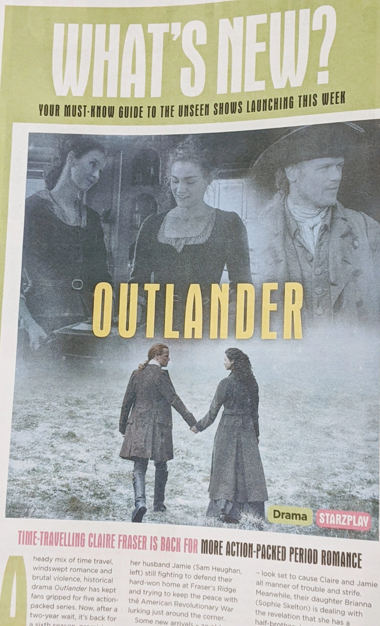 TV Magazine 05/03/2022 TUPPENCE MIDDLETON Sam Heughan Robson Green Sam Corlett 3 TV Magazine 05/03/2022 TUPPENCE MIDDLETON Sam Heughan Robson Green Sam Corlett