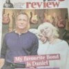 TIMES REVIEW 19/03/2022 BILLIE EILISH Daniel Craig James Bond 1 TIMES REVIEW 19/03/2022 BILLIE EILISH Daniel Craig James Bond -CELEBRITY MAGAZINES PXL 20220320 094343720