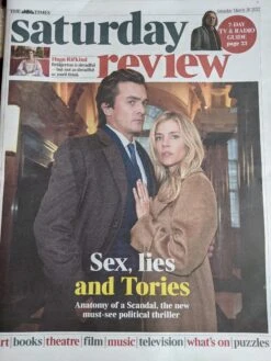 TIMES REVIEW 26/03/2022 RUPERT FRIEND Sienna Miller Paul McCartney