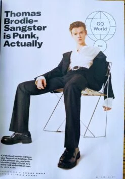 British GQ Magazine May 2022 THOMAS SANGSTER Rosalia Chiwetel Ejiofor