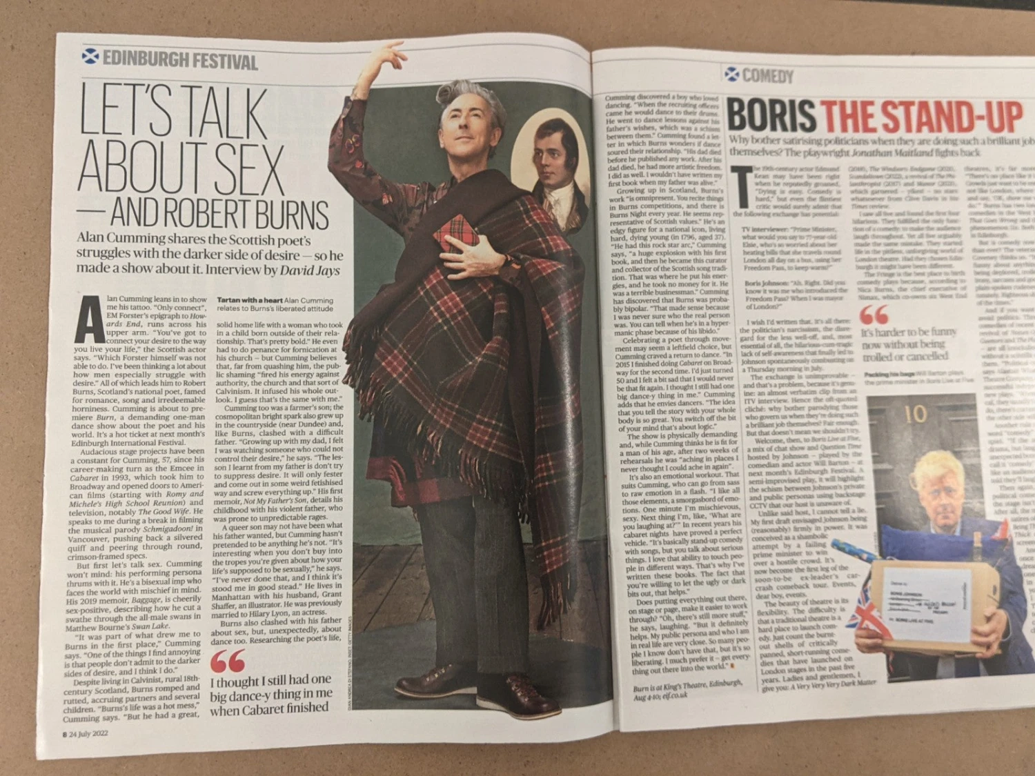 CULTURE Magazine July 2022 ALICIA VIKANDER Rolling Stones Alan Cumming Paolo Nutini 6 CULTURE Magazine July 2022 ALICIA VIKANDER Rolling Stones Alan Cumming Paolo Nutini - Image 4