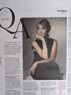 OBSERVER NEW REVIEW 14/08/2022 EVE BEST Sean Bean House Of The Dragon