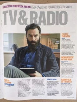 CULTURE Magazine 28/08/2022 AIDAN TURNER Juliette Binoche Robert Harris