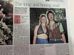 TIMES REVIEW 17/12/2022 PAUL McCARTNEY Abba Kathryn Hahn
