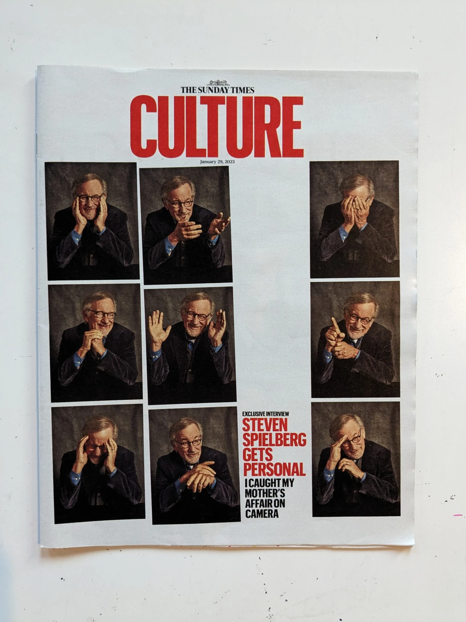 CULTURE Magazine January 2023: STEVEN SPIELBERG COVER FEATURE Mark Gatiss 3 CULTURE Magazine January 2023: STEVEN SPIELBERG COVER FEATURE Mark Gatiss