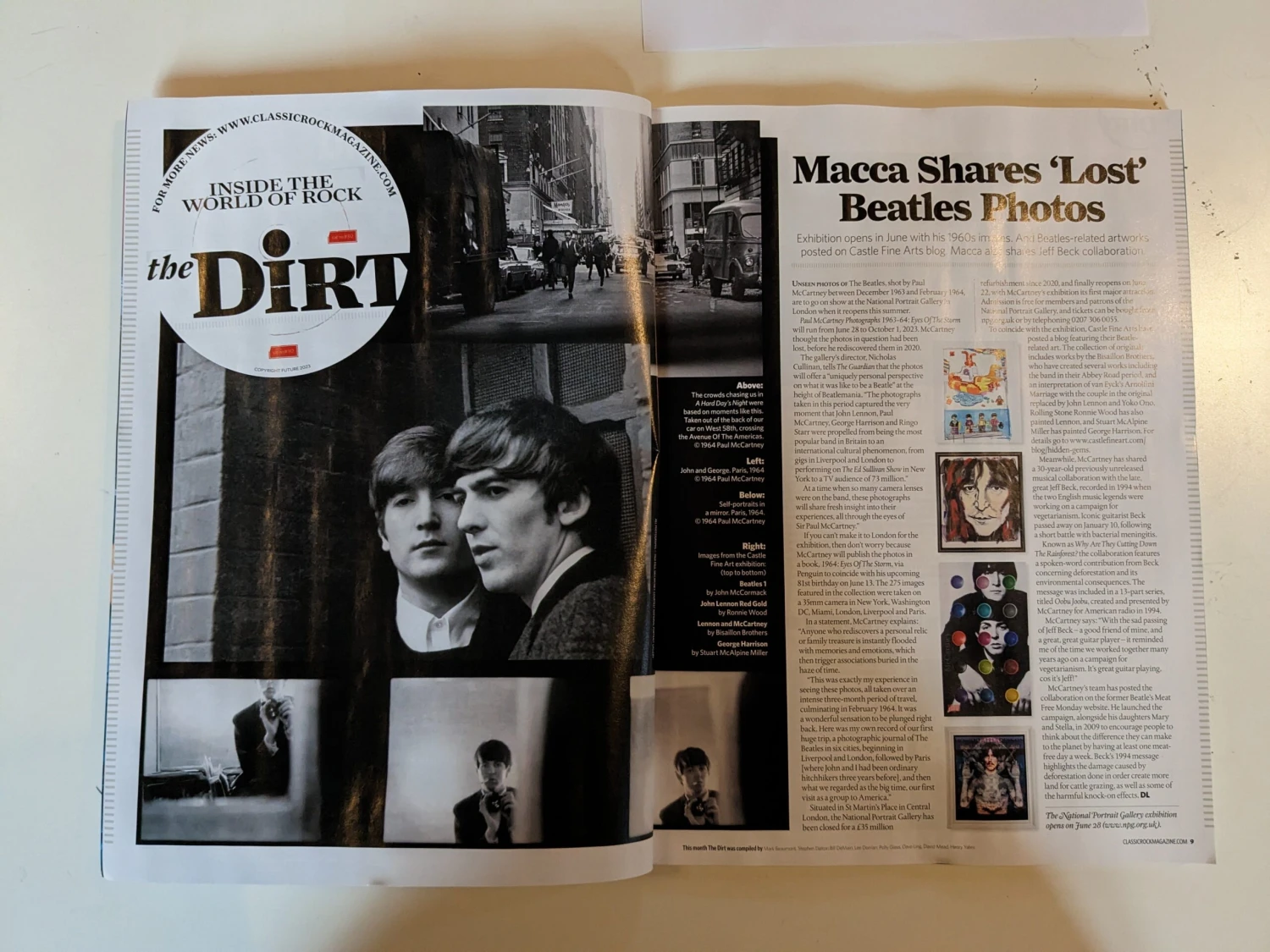 Classic Rock Magazine April 2023 - Deep Purple David Bowie The Beatles Led Zeppelin Robert Fripp 4 Classic Rock Magazine April 2023 - Deep Purple David Bowie The Beatles Led Zeppelin Robert Fripp - Image 2