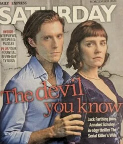 SATURDAY Magazine Dec 2023: JACK FARTHING Annabel Scholey Suranne Jones Poldark