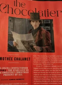 Empire Magazine February 2024: Timothee Chalamet On Wonka Ke Huy Quan