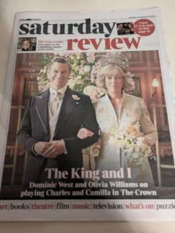 Times Saturday Review 16/12/2023 The Crown Dominic West The Pogues Shane McGowan -CELEBRITY MAGAZINES PXL 20231217 162007515