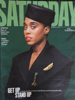 LASHANA LYNCH JAMES BOND Cover UK Guardian Magazine Jan 2024