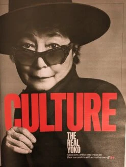 YOKO ONO John Lennon The Beatles UK Guardian Magazine Feb 2024