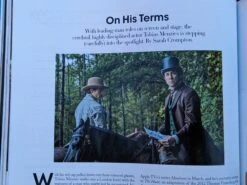 USA Vogue Magazine March 2024 TOBIAS MENZIES Outlander Taylor Russell