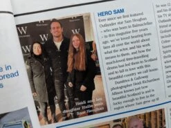 DUMFRIES & GALLOWAY LIFE Feb 2024 Sam Heughan Article