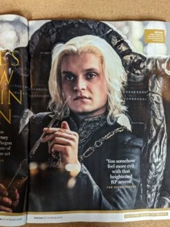 RADIO TIMES Mag 15/06/2024 Tom Glynn-Carney House Of The Dragon