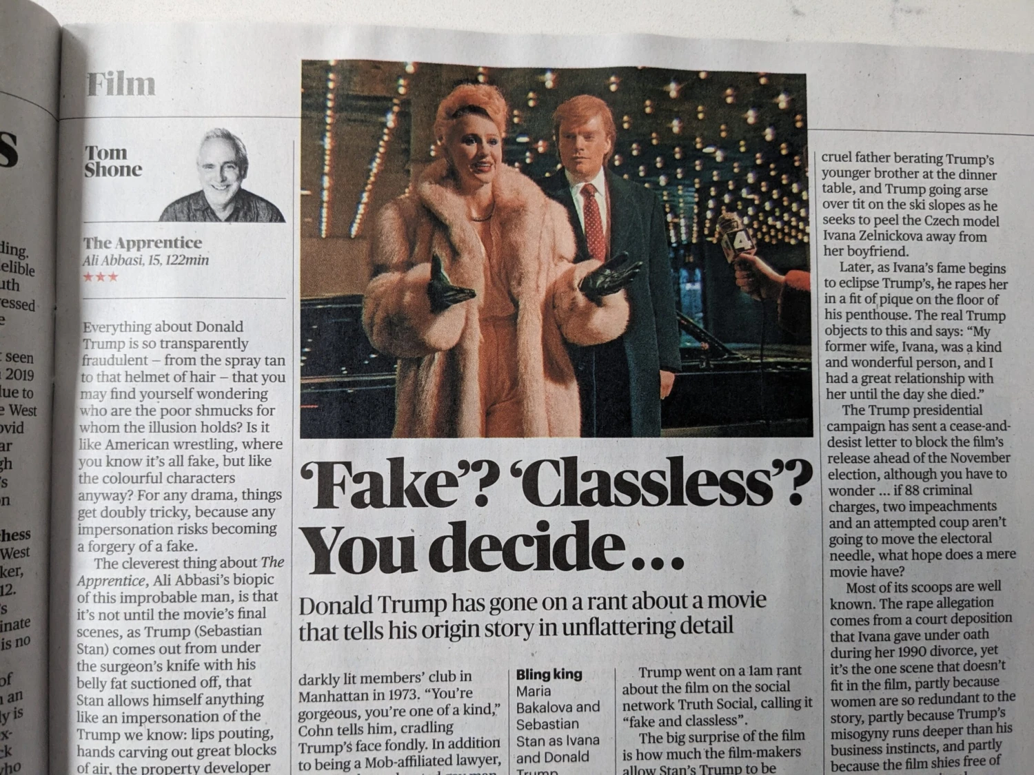 CULTURE Mag 20/10/2024 Sebastian Stan Aidan Turner David Tennant 3 CULTURE Mag 20/10/2024 Sebastian Stan Aidan Turner David Tennant