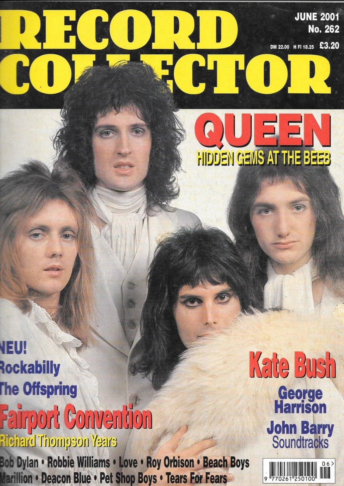 Record Collector Magazine June 2001: FREDDIE MERCURY - Queen - Kate Bush George Harrison 3 Record Collector Magazine June 2001: FREDDIE MERCURY - Queen - Kate Bush George Harrison