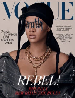 RIHANNA - VOGUE MAGAZINE UK MAY 2020 BRITISH EDITION NEW #2
