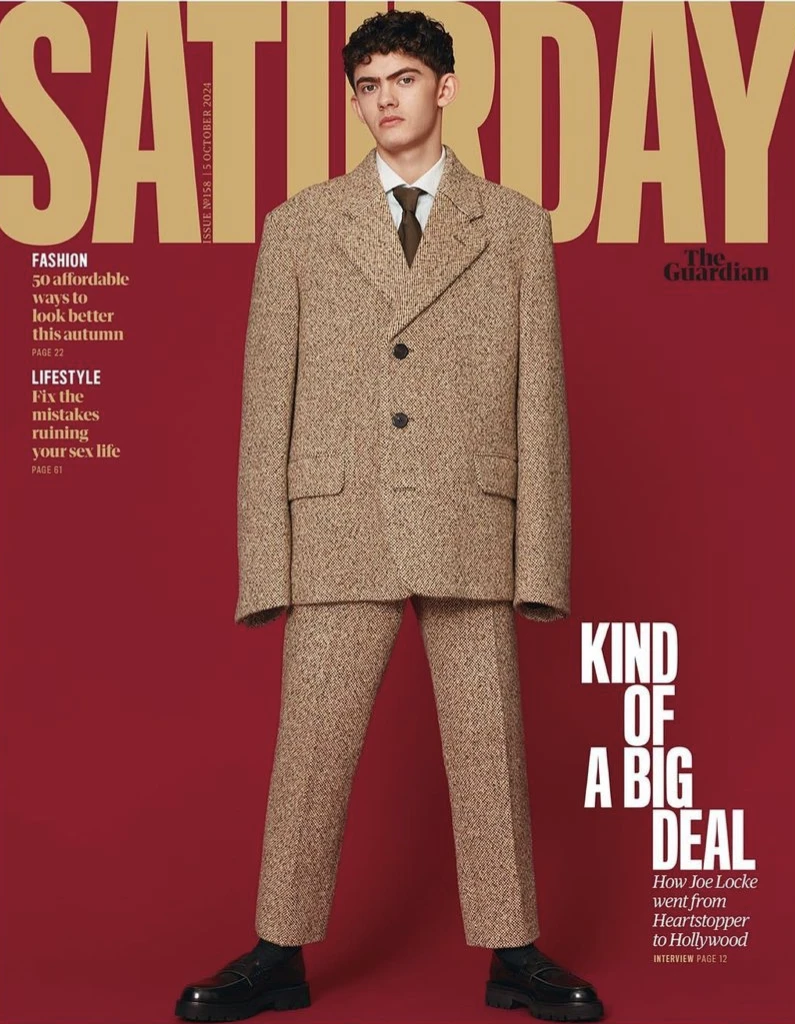 GUARDIAN SATURDAY Mag 05/10/2024 Joe Locke Cover 3 GUARDIAN SATURDAY Mag 05/10/2024 Joe Locke Cover