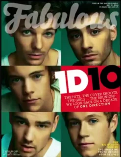 Fabulous Magazine May 31st 2020: One Direction Harry Styles Niall Horan Liam Payne Louis Tomlinson